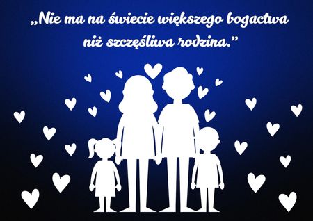 💙🩵 SZCZĘŚLIWA RODZINA - DEKORACJA XXL 🩵💙