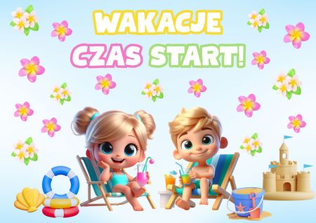 🌴☀️ WAKACJE – CZAS START! ☀️🌴