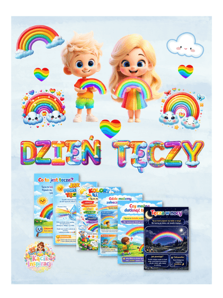 🌈 DZIEŃ TĘCZY – PAKIET EDUKACYJNO-DEKORACYJNY 🌈