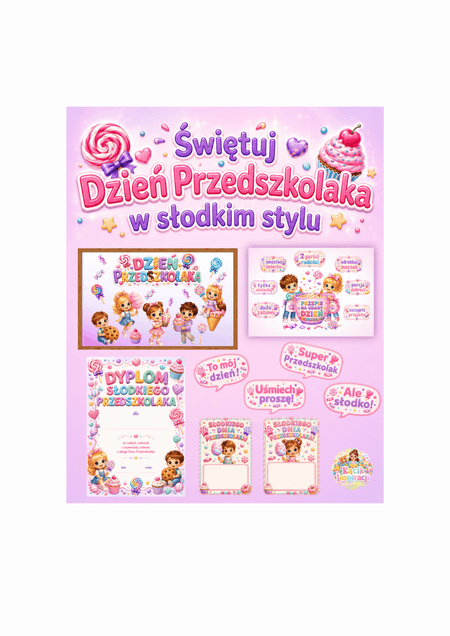 🍭 MEGA PAKIET NA DZIEŃ PRZEDSZKOLAKA! 🍭
