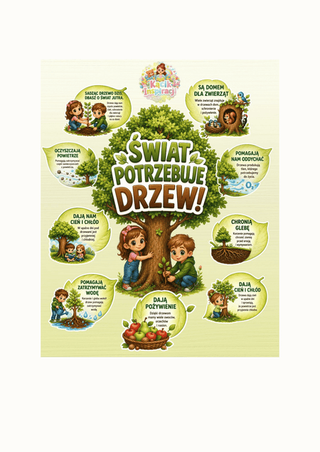 🌳 „Świat potrzebuje drzew!” – DZIEŃ DRZEWA 💚