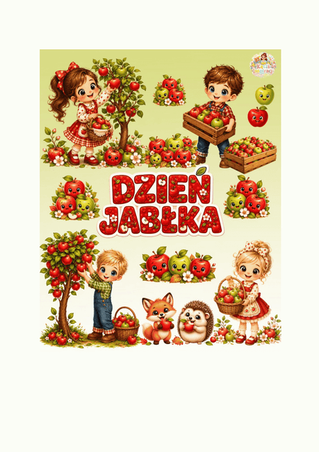 🍎 DZIEŃ JABŁKA – PAKIET DEKORACJI🍎