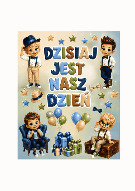 ✨ DZISIAJ JEST NASZ DZIEŃ – dekoracja na Dzień Chłopaka ✨