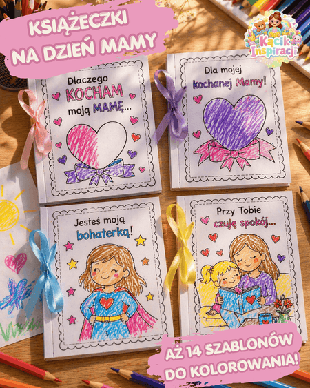 💖 KSIĄŻECZKI NA DZIEŃ MAMY – wyjątkowy prezent 💖