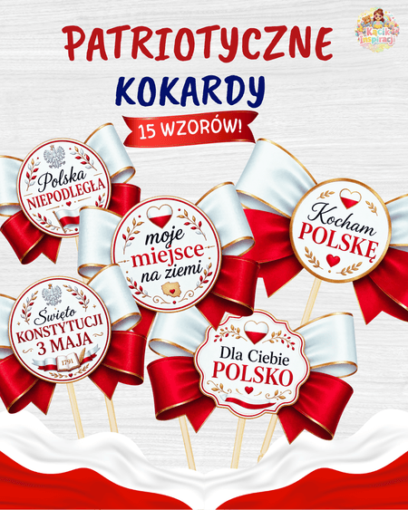 ❤️KOKARDY PATRIOTYCZNE🤍