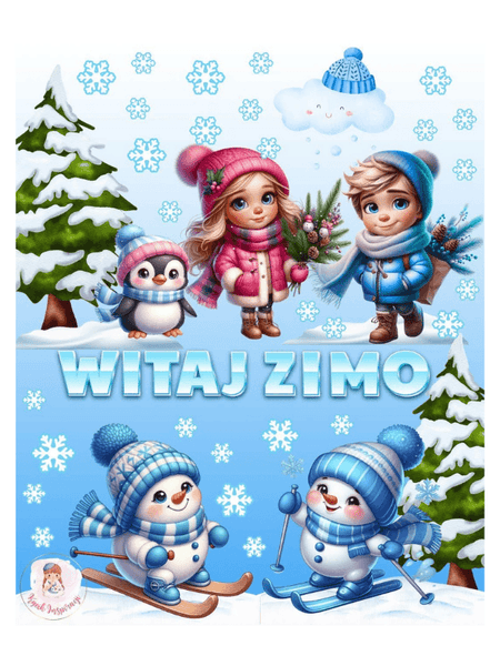 ☃️❄️ WITAJ ZIMO - PAKIET DEKORACJI ❄️☃️