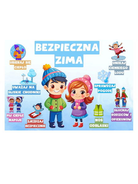 ❄️BEZPIECZNA ZIMA - GAZETKA❄️
