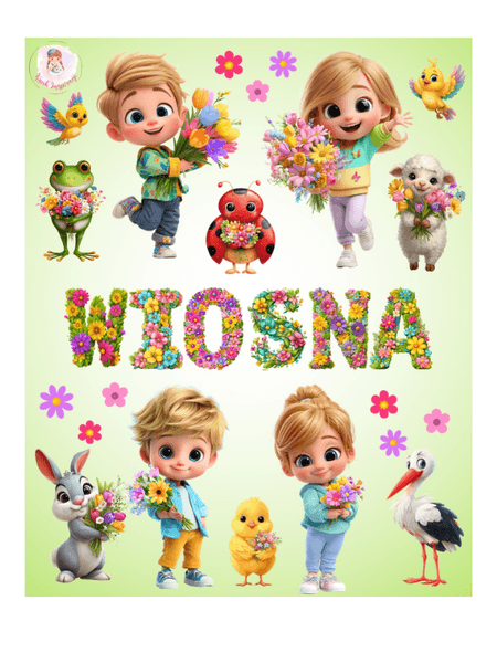 🌷 PAKIET DEKORACJI WIOSNA 🌷