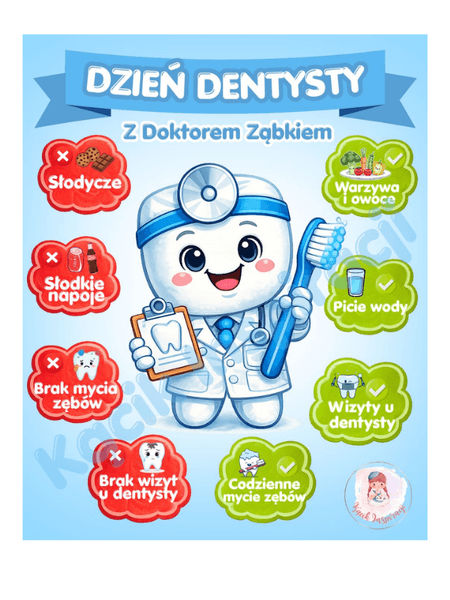 ✨🦷 DZIEŃ DENTYSTY z Doktorem Ząbkiem 🦷✨