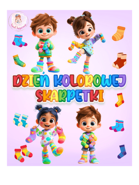 🧦🌈 Dzień Kolorowej Skarpetki – wyjątkowa dekoracja 🌈🧦