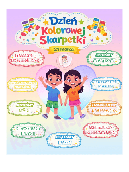 🧦 DZIEŃ KOLOROWEJ SKARPETKI 🧦