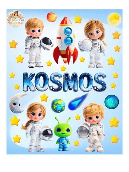 🚀✨ PAKIET DEKORACYJNY „KOSMOS” ✨🚀