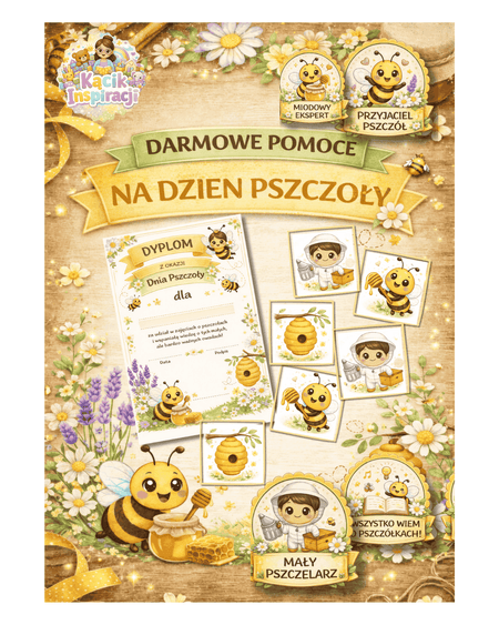 🐝 DARMOWE POMOCE NA DZIEŃ PSZCZOŁY 🐝