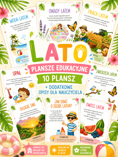 	🌴 LATO – PLANSZE EDUKACYJNE 🌴