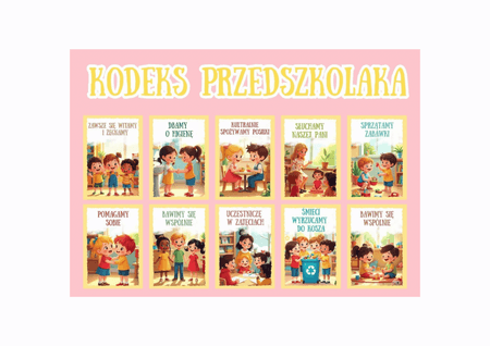🎒 Kodeks Przedszkolaka - PLANSZE