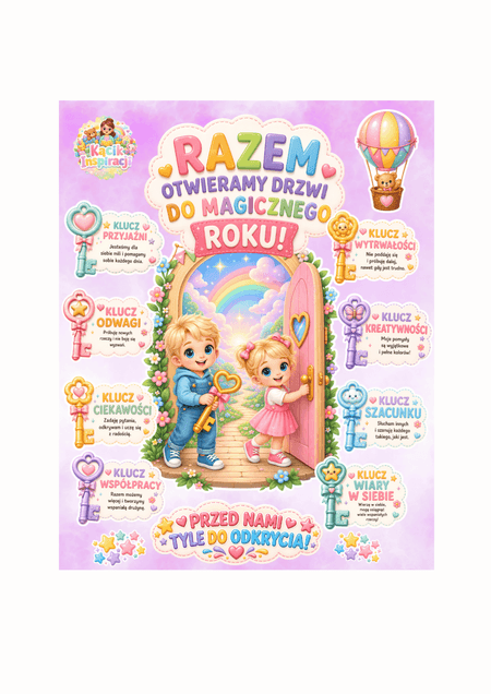 ✨ RAZEM OTWIERAMY DRZWI DO MAGICZNEGO ROKU! 🔑🌈